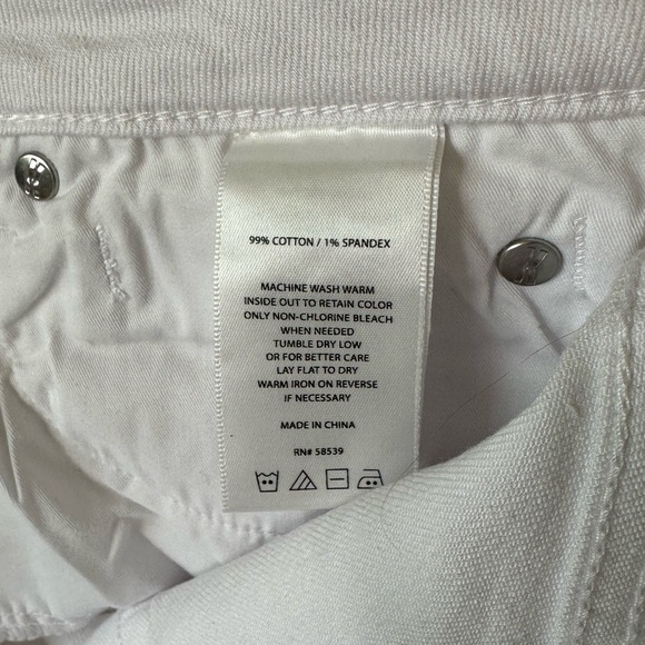 Kut From The Kloth Diana White Skinny Jeans Size 12 NWT - Picture 10 of 13